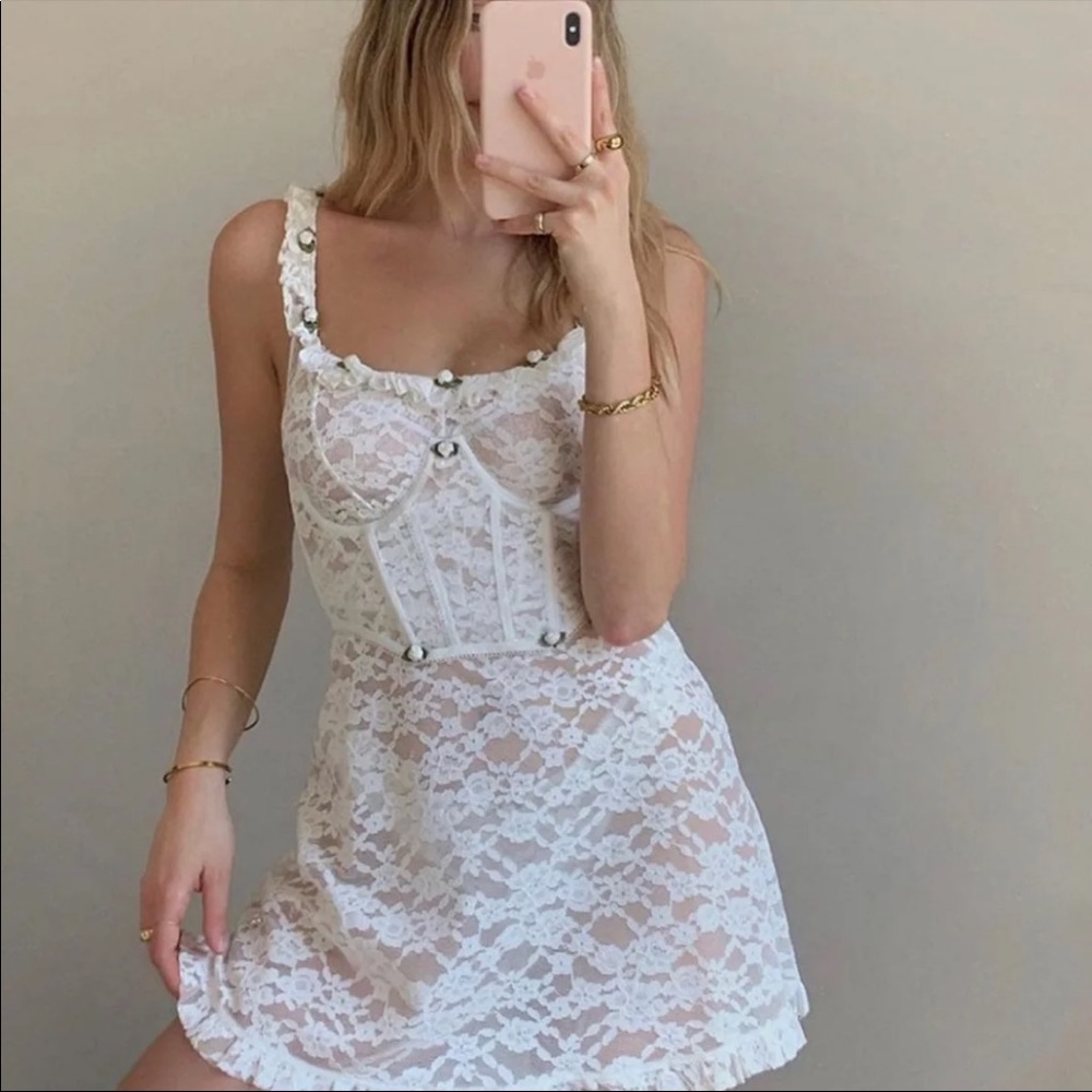 For Love & Lemons Violeta Lace Corset - Picture 5 of 9
